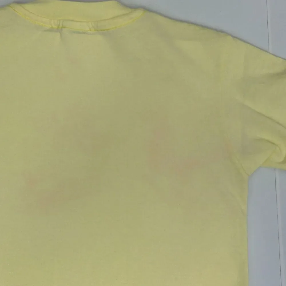 Vintage 90s Vincent De Pauls Festival T Shirt Youth Medium 10-12 Kids USA Yellow
